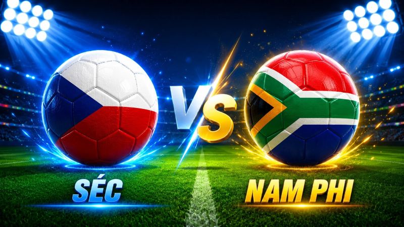 So sánh từng tuyến giữa Séc vs Nam Phi