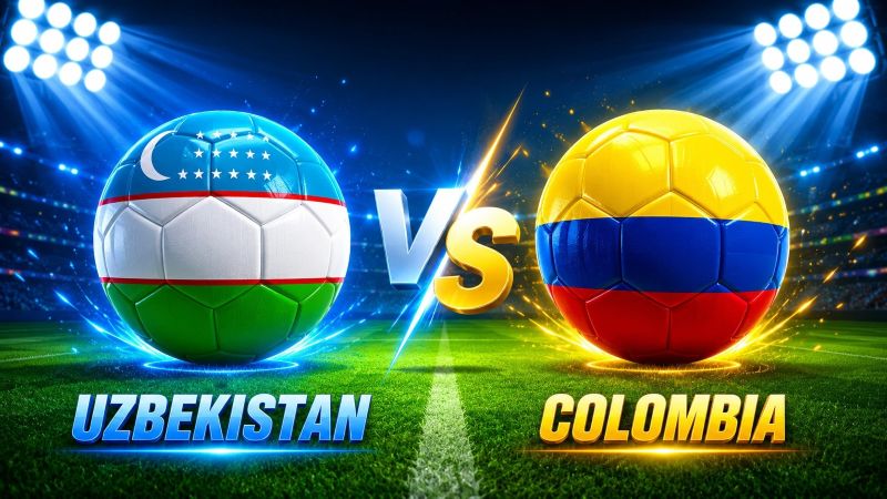 So sánh từng tuyến giữa Uzbekistan vs Colombia