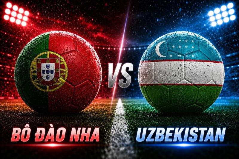 So sánh từng tuyến giữa hai đội Bồ Đào Nha vs Uzbekistan