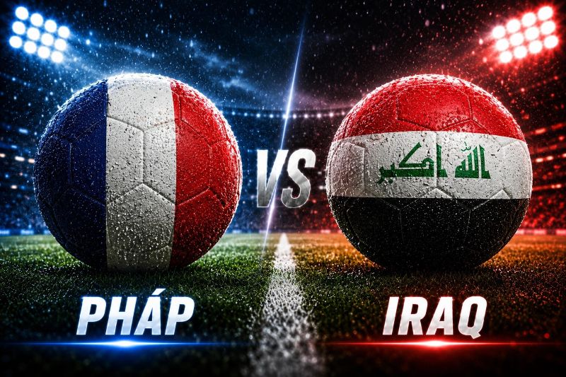 So sánh từng tuyến giữa hai đội Pháp vs Iraq