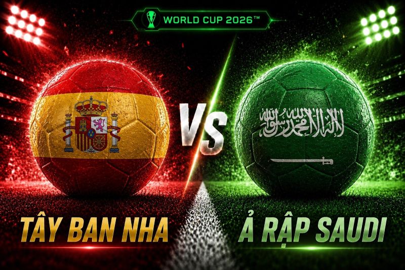 So sánh từng tuyến giữa hai đội Tây Ban Nha vs Ả Rập Saudi