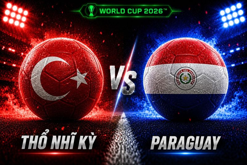 So sánh từng tuyến giữa hai đội Thổ Nhĩ Kỳ vs Paraguay