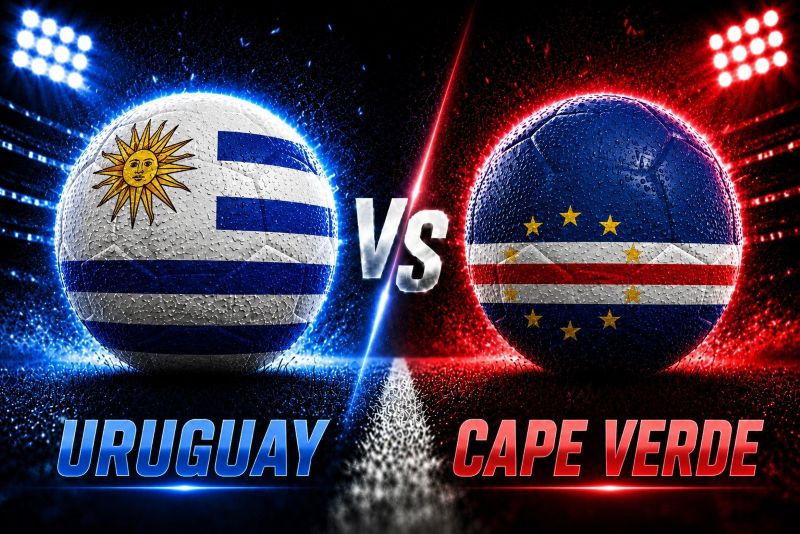 So sánh từng tuyến giữa hai đội Uruguay vs Cape Verde