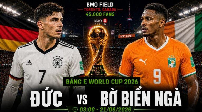 Nhận định Đức vs Bờ Biển Ngà World Cup 2026 bảng E: Cỗ xe tăng và bài kiểm tra mang tên Les Éléphants