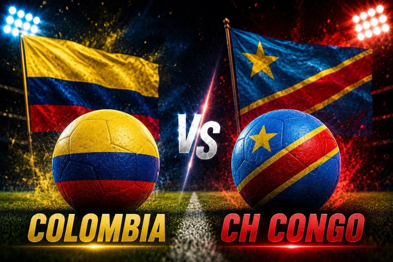 So sánh từng tuyến giữa hai đội Colombia vs CH Congo
