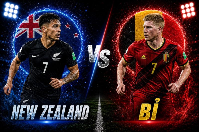 Lịch sử đối đầu New Zealand vs Bỉ