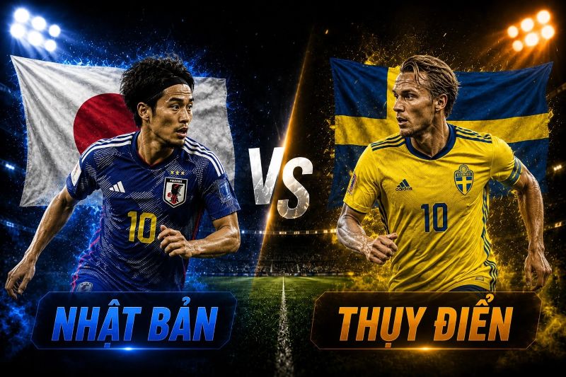 Lịch sử đối đầu giữa Nhật Bản vs Thụy Điển