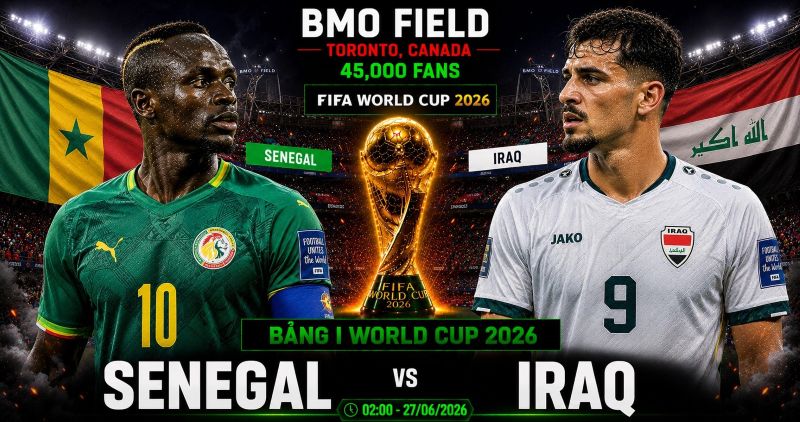 Nhận định Senegal vs Iraq World Cup 2026 bảng I: Sư tử Teranga săn mồi, Lưỡng Hà viết sử