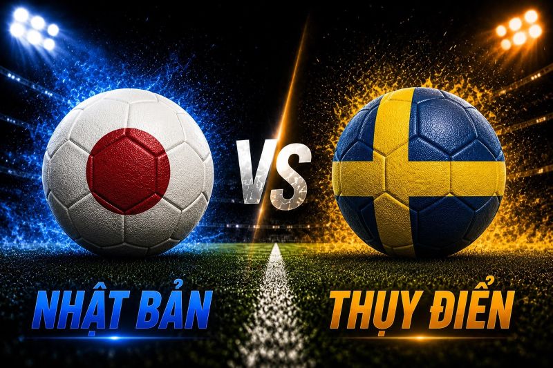So sánh từng tuyến giữa hai đội Nhật Bản vs Thụy Điển