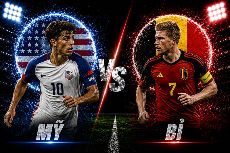 Lịch sử đối đầu giữa Mỹ vs Bỉ