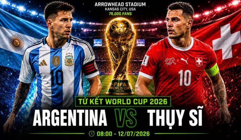 Nhận định Argentina vs Thụy Sĩ World Cup 2026 tứ kết: Messi Đối Đầu Xhaka, Rematch WC 2014
