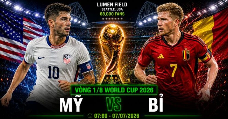 Nhận định Mỹ vs Bỉ World Cup 2026 vòng 1/8: Chủ nhà cú báo thù 12 năm sau