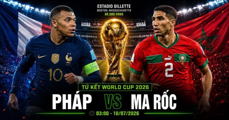 Nhận định Pháp vs Ma Rốc World Cup 2026 tứ kết: Mbappé Đối Đầu Hakimi Trong Rematch 2022