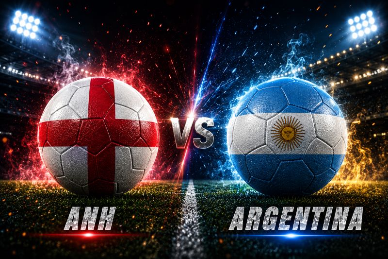 So sánh từng tuyến giữa hai đội Anh vs Argentina