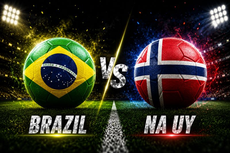 So sánh từng tuyến giữa hai đội Brazil vs Na Uy