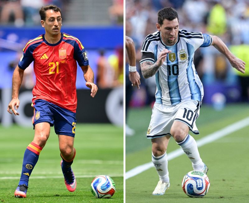 So sánh từng tuyến giữa hai đội Tây Ban Nha vs Argentina