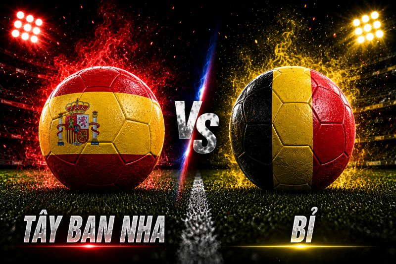 So sánh từng tuyến giữa hai đội Tây Ban Nha vs Bỉ